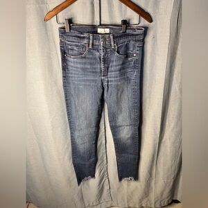 LOFT Dark Blue Ankle Jeans